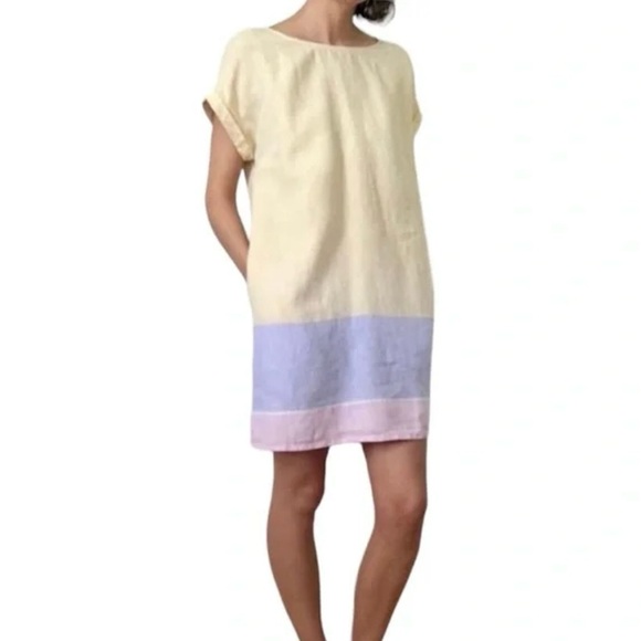 100% linen dress C&C California - Picture 3 of 9